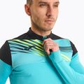 Felpa da corsa Joma Elite X fluor turchese/nera da uomo 3
