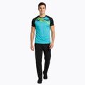 Maglia da corsa Joma Elite X fluor turchese/nera da uomo 2
