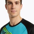 Maglia da corsa Joma Elite X fluor turchese/nera da uomo 4