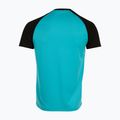 Maglia da corsa Joma Elite X fluor turchese/nera da uomo 2