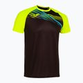 Maglia da corsa Joma Elite X nero/giallo fluo da uomo 3