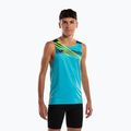 Canotta da corsa Joma Elite X SL fluor turchese/nera da uomo 3