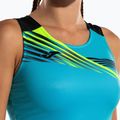 Top da corsa da donna Joma Elite X fluor turchese/nero 4