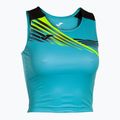 Top da corsa da donna Joma Elite X fluor turchese/nero 8