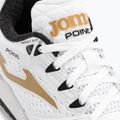 Scarpe da tennis da donna Joma Point P bianco/oro 8