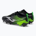 Scarpe da calcio Joma Propulsion Cup FG nero/verde fluor da uomo 3