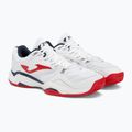 Scarpe da tennis da uomo Joma Master 1000 C bianco/rosso 5