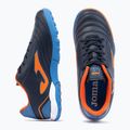 Scarpe da calcio per bambini Joma Toledo Jr TF navy/arancione 14