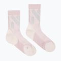 NNormal Race Low Cut calze da corsa a compressione rosa