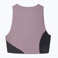 Canotta da corsa da donna NNormal Trail Cropped Top viola 7