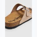 Pepe Jeans Oban Suede bianco infradito da donna 5