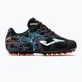 Scarpe da calcio per bambini Joma Super Copa Jr AG nero/turchese 2