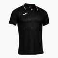 Maglia da calcio Joma Fit One SS da uomo, nero 2