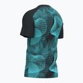 Maglia da tennis Joma Challenge uomo nero/turchese 8