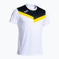 Maglietta da tennis da uomo Joma Court bianco/nero 2