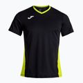 Maglietta da tennis da uomo Joma Court nero/verde