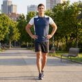 Maglia da corsa Joma Record II da uomo bianco/marino 5