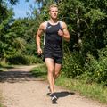 Maglia da corsa Joma Elite XI bianco/nero da uomo 7