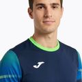 Maglia da corsa Joma Elite XI da uomo, blu/fluor verde 4
