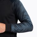 Felpa da corsa Joma Elite XI Uomo con cappuccio nero/antracite 3