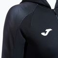 Felpa da corsa Joma Elite XI donna con cappuccio nero/antracite 5