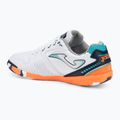 Scarpe da calcio da uomo Joma Dribling IN bianco/arancio 3