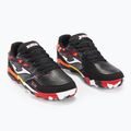 Scarpe da calcio Joma FS Reactive TF da uomo nero/rosso 9