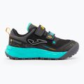 Scarpe da corsa Joma Adventure nero/turchese per bambini 8