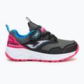 Scarpe da corsa per bambini Joma Tundra nero/arancio zafferano 2