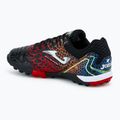 Scarpe da calcio Joma Maxima TF da uomo, nero/rosso 3