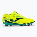 Scarpe da calcio Joma Powerful FG lemon fluor/turchese da uomo 8