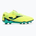 Scarpe da calcio Joma Powerful FG lemon fluor/turchese da uomo 2