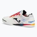 Scarpe da calcio da uomo Joma Top Flex IN bianco/rosso 3