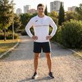 Felpa da running Joma Record III Full Zip da uomo, bianco 7