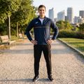 Felpa da running Joma Record III Full Zip da uomo, navy 5