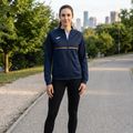 Felpa da running Joma Record III Full Zip donna navy 5