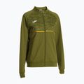 Felpa da corsa Joma Record III Full Zip verde da donna