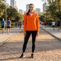Felpa da running Joma Record III Full Zip da donna, arancione 5