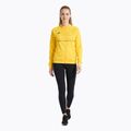 Felpa da running Joma Record III Full Zip da donna, giallo 2