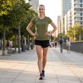 Maglia da corsa Joma Record III da donna, color kaki 8