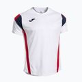 Maglietta Joma Montreal uomo bianco/rosso 4