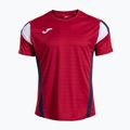 Maglietta da uomo Joma Montreal red/dark navy