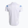 Camicia da tennis da uomo Joma Montreal bianco/azzurro 3