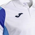 Camicia da tennis da uomo Joma Montreal bianco/azzurro 4