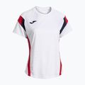 Maglietta da tennis donna Joma Montreal bianco / rosso 3
