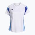 Maglietta da tennis da donna Joma Montreal bianco/blu cielo
