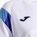 Maglietta da tennis da donna Joma Montreal bianco/blu cielo 4