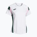 Maglietta da tennis da donna Joma Montreal bianco/verde 2