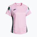 Maglietta da tennis da donna Joma Montreal rosa/verde 2