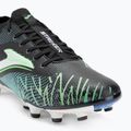 Scarpe da calcio Joma Striker Top FG da uomo, nero/verde 7